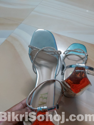 Zara company's shoes for sale.